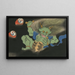 God of Thunder Raijin Kaminari - Kamisaka Sekka — framed artwork on a wall