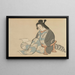 Idleness Tsurezure - Kamisaka Sekka — framed artwork on a wall