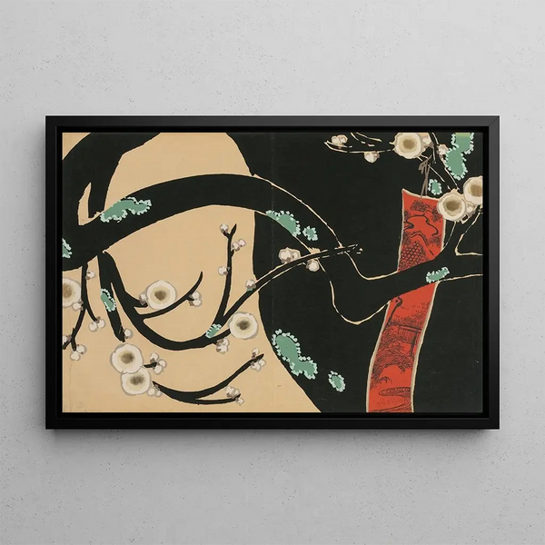 Prunier Ume - Kamisaka Sekka — framed artwork on a wall