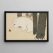 Puppies Enokoro - Kamisaka Sekka — framed artwork on a wall