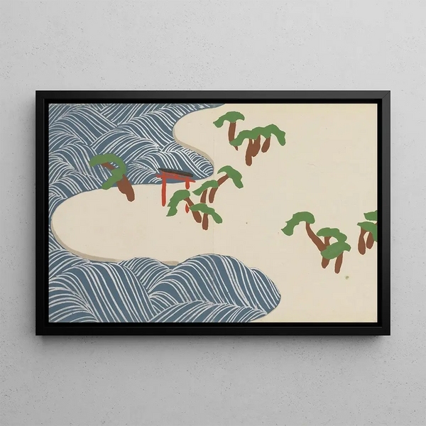 Suminoe Suminoe - Kamisaka Sekka — framed artwork on a wall