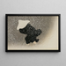 Snowing Whirlwind Tomoe no yuki - Kamisaka Sekka — framed artwork on a wall