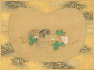 Gourd and Mouse - Kanō Tsunenobu — artwork view