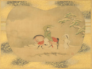 Man on Horseback - Kanō Tsunenobu — artwork view