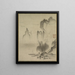 Figure amusing a boat - Kannan — framed artwork on a wall