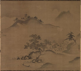 Chinese landscape painting - Kanō Chikanobu — artwork view