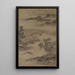 Agriculture et élevage de buffles en été - Kanō Hideyori — framed artwork on a wall