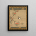 Mésange aux fleurs de grenade - Kanō Yukinobu — framed artwork on a wall