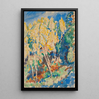 Stromy - Karel Borrekens — framed artwork on a wall
