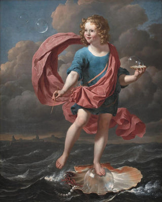 Karel Dujardin - Boy Blowing Soap Bubbles Allegory on the Transitoriness and the Brevity of Life.webp