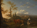 Italian landscape painting - Karel Dujardin — artwork view