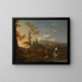 Italian landscape painting - Karel Dujardin — framed artwork on a wall