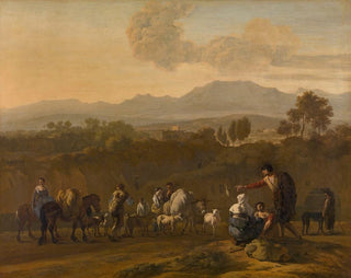 Roman countryside painting - Karel Dujardin — artwork view