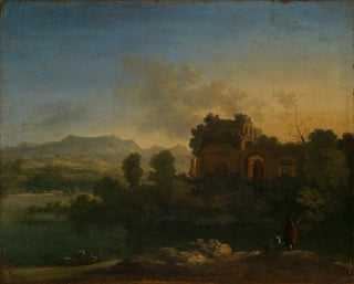 Landscape of the South with Ruin - Karel Dujardin — artwork view