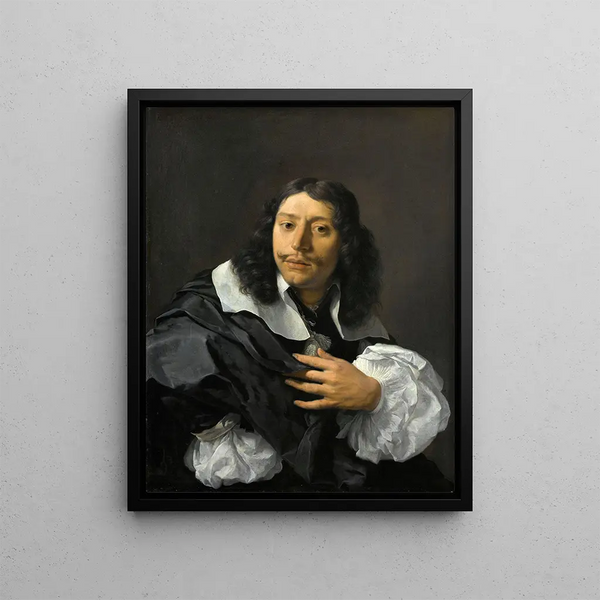 Self-portrait Painting - Karel Dujardin — framed artwork on a wall