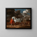 L'École de cavalerie - Karel Dujardin — framed artwork on a wall