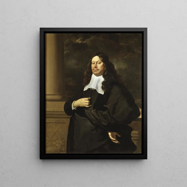 Van Huteren Gouverneur de Batavia - Karel Dujardin — framed artwork on a wall