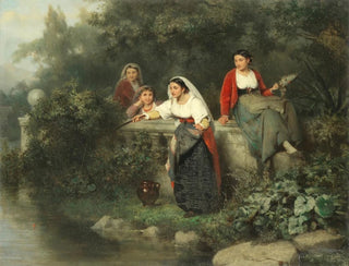 Waiting for a bite - Karel Frans Philippeau — artwork view