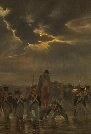 La marche du général Cort Heijligers pour reprendre Bath Anno 1809 - Karel Frederik Bombled — framed artwork on a wall