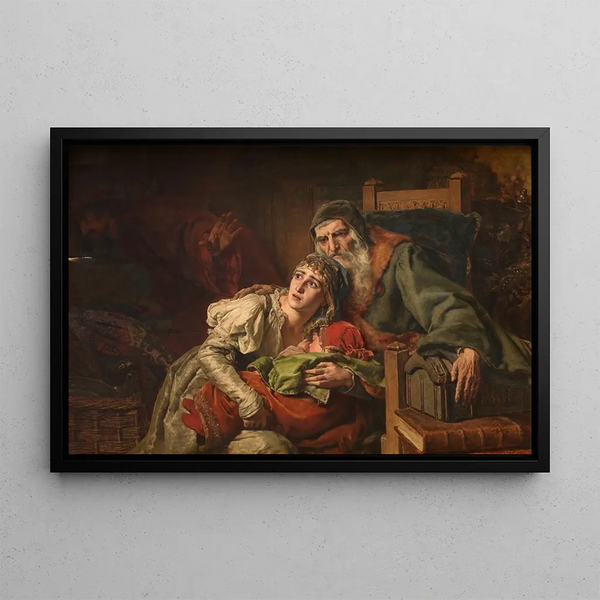 The Forbidden Book - Karel Ooms — framed artwork on a wall