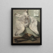 Snowy Owl Painting - Karel Purkyně — framed artwork on a wall