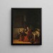 Breakfast Painting - Karel Slabbaert — framed artwork on a wall