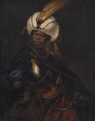 Karel van Mander III - A Man Wearing a Turban and Armour.webp