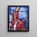 Conception de vitrail II - Karin Luts — framed artwork on a wall
