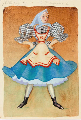 Kostmikavand for a woman from the market - Karin Luts — artwork view