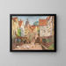 Allée dans la ville historique de Marbourg - Karl Armbrust — framed artwork on a wall