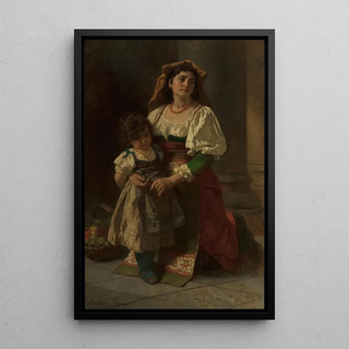Mother and Child - Karl Becker — artwork view