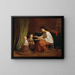 Caring Sister - Karl Blechen — framed artwork on a wall