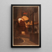 in the steelworks at Krupp - Karl Biese — framed artwork on a wall