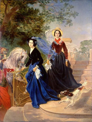 Karl Bryullov - Portrait of the Shishmareva Sisters.webp