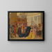 Study for the return of Pope Pius IX to Rome in 1850 - Karl Bryullov — framed artwork on a wall