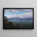 Coastal scene with sailboat - Karl Christian Sparmann — framed artwork on a wall