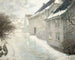 Snowy melting landscape - Karl Dornberger — artwork view