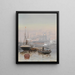 View of Kazan Cathedral from the Neva - Karl Eduardovich Geftler — framed artwork on a wall