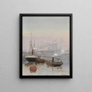 Karl Eduardovich Geftler - View Of Kazan Cathedral From The Neva.webp