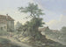 a Farm in the middle of a tree on a cellar ruin - Karl Franz Kraul — artwork view