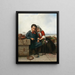 Two Brothers and Sisters - Karl Friedrich Boser — framed artwork on a wall