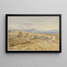 Ruins of Tiryns - Karl Friedrich Harveng — framed artwork on a wall