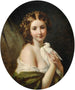 Young woman with a dove - Karl Friedrich Johann von Müller — artwork view