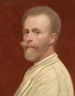 Self-portrait Painting - Karl Friedrich Steinhardt — artwork view