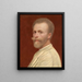 Self-portrait Painting - Karl Friedrich Steinhardt — framed artwork on a wall