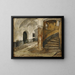 Study of Hall 3 - Karl Gebhardt — framed artwork on a wall
