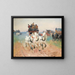 After the Race - Karl Georg Arsenius — framed artwork on a wall
