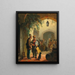 Too late - Karl Georg Naumann — framed artwork on a wall