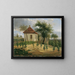 Pavillon sur la colline de Dr Krner à Loschwitz - Karl Gottfried Traugott Faber — framed artwork on a wall