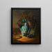 Bird hunting prey - Karl Gustav Wilhelm Tornau — framed artwork on a wall